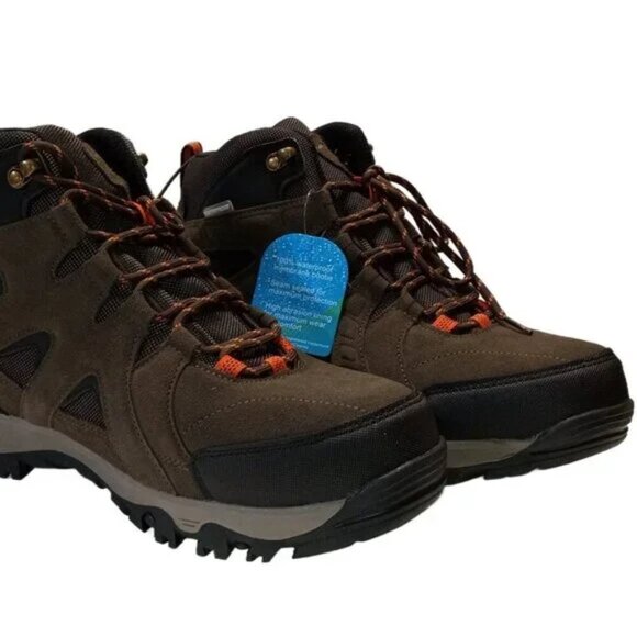 NWT Eddie Bauer Mens Waterproof Leather Upper Boot Harrison Size 12 & 13 - Picture 8 of 9